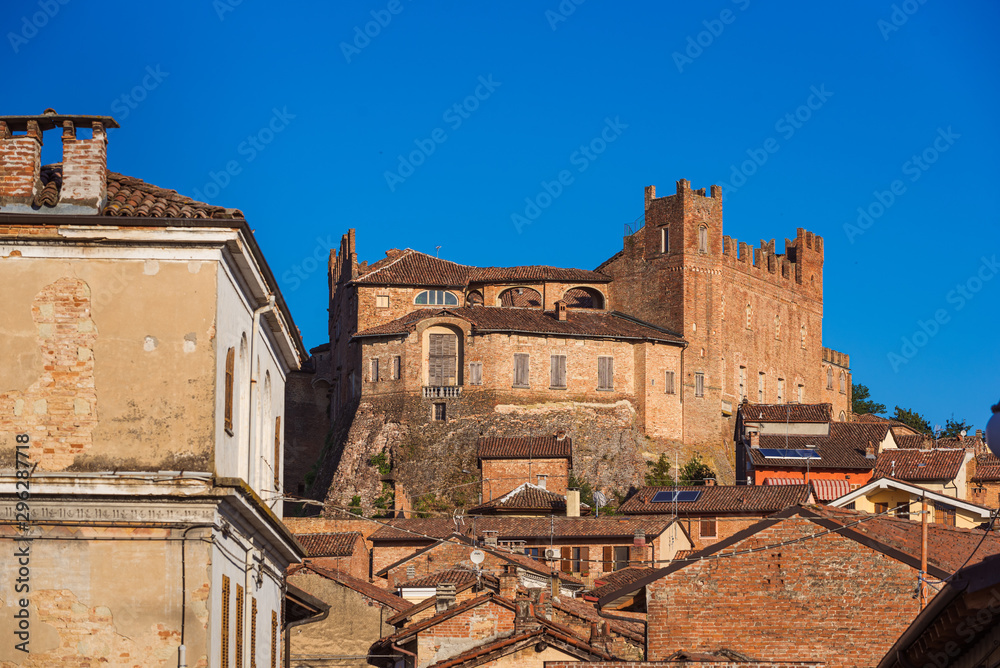 Wall mural Landscape of Montemagno Monferrato, unesco world heritage