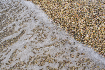 The shore of the Black Sea. Warm air and sea, tourism and pleasure