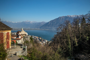 Monte Bre, lake Switzerland