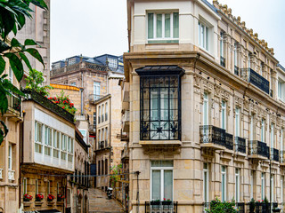 Fototapeta premium Vigo Corner Building