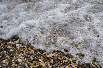 The shore of the Black Sea. Warm air and sea, tourism and pleasure