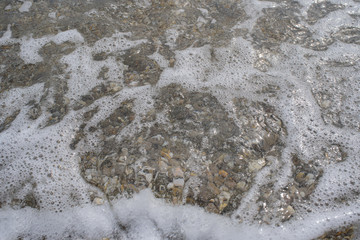 The shore of the Black Sea. Warm air and sea, tourism and pleasure