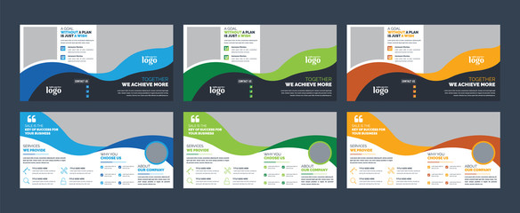 Square Bifold Business vector template. Brochure design, cover modern layout, annual report, poster, flyer in A4 with colorful shapes for tech, science, market with light background