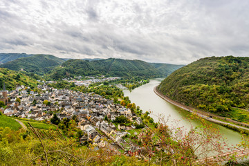 Blick über die Mosel beim Ortsteil Treis