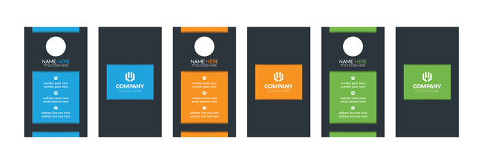 Business Card Design Template for personal or professional use
