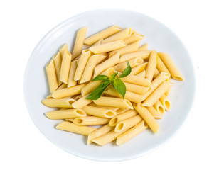 pasta isolated on white