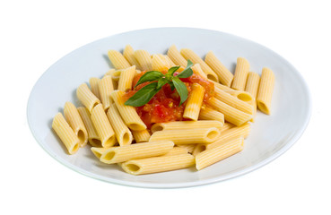 pasta isolated on white