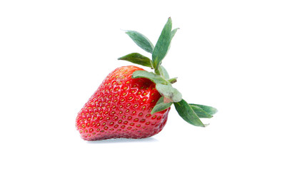 strawberry isolated on white