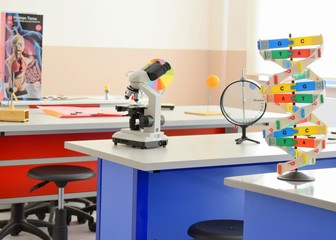 medical equipment in laboratory
