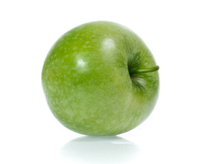 Green apple, isolated on white background