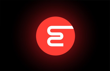 letter E orange white logo alphabet for company logo icon design