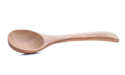 Wooden Spoon isolated on white background