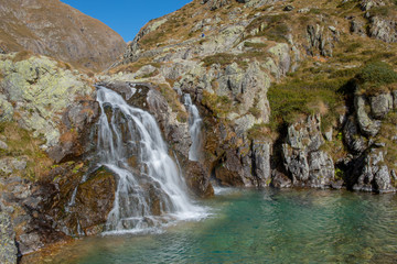 cascade, waterfall, clear, drinking, lake, Val Seriana, electricity, water, autumn, beautiful, bergamo, blue, clean, asia, culture, dam, drought, energy, environment, fall, force, forest, green, hikin