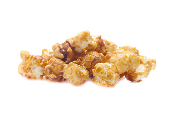 Popcorn isolated on white background