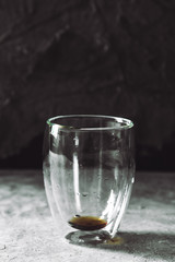 Pouring brew coffee