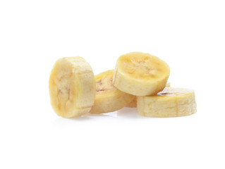Banana isolated on the white background