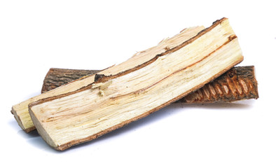 Pile of firewood Log wood isolated on a white background