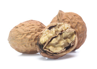 Walnut isolated on white background