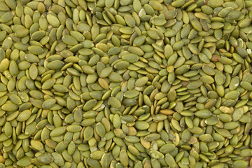 Pumpkin seeds background or texture