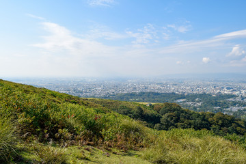Fototapeta na wymiar 若草山からの風景