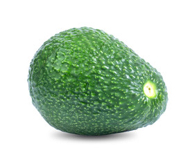 Avocado fruit isolated on white background