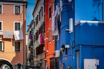 Colorful houses in Italy