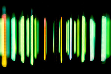 Abstract and blurry background with bright colors. Blur abstract colorful light background, used for web design and visualization of music.