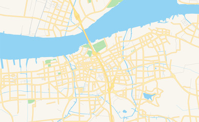 Printable street map of Jiangyin, China