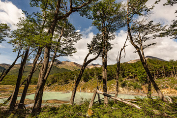 Feuerland Patagonien Ushuaia Laguna Esmeralda wandern