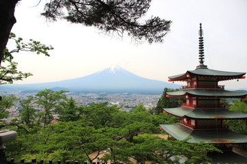 Fototapeta premium Chureito Pagoda also called the Chastain Tower