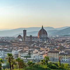 Fototapeta na wymiar Florence Cathedral - Duomo Di Firence - Cattedrale di Santa Maria del Fiore