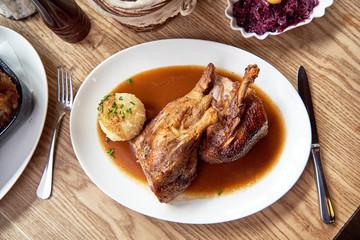 Ente gebraten Entenbraten Weihnachten 