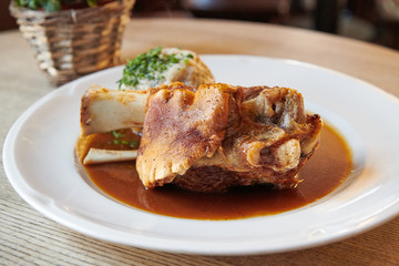 Schweinehaare Schweinshaxe Wirtshaus Oktoberfest