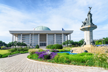 The National Assembly Proceeding Hall in Seoul, South Korea