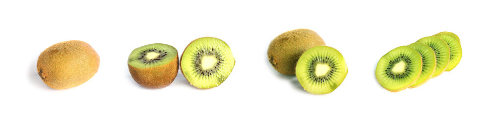 Fototapeta premium Kiwi fruit isolated on white background