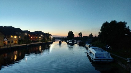 Fototapeta premium boats on the river