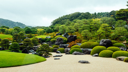 日本庭園 (足立美術館) - obrazy, fototapety, plakaty