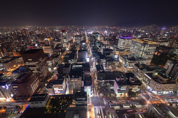 札幌の夜景