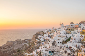 Fototapeta premium Sunset / Greece / Santorini