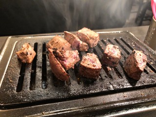 meat on grill