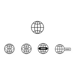 world logo icon vector symbol