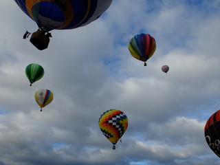 De Boudes à Chalus en montgolfière (Auvergne)