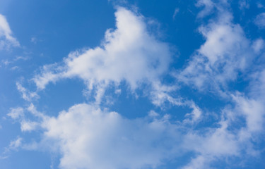 Blue sky white clouds