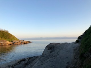 cliffs of moher at sunset in ireland