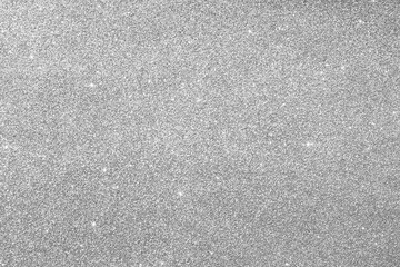 Gray silver glitter for texture or background.  Silver Seamless glitter sparkle pattern texture