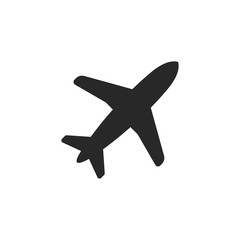 Airplane icon vector symbol illustration EPS 10