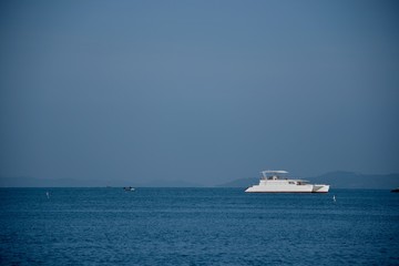 Fototapeta na wymiar cruise ship in sea