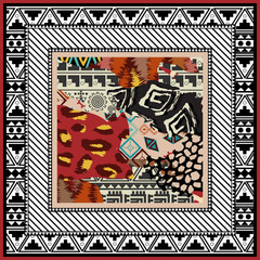 Obraz premium scarf abstract background