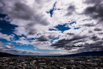 Fototapeta premium 구름 가득한 하늘