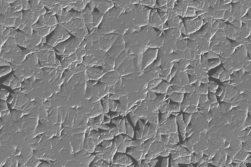 Cracking and peeling paint on a wall